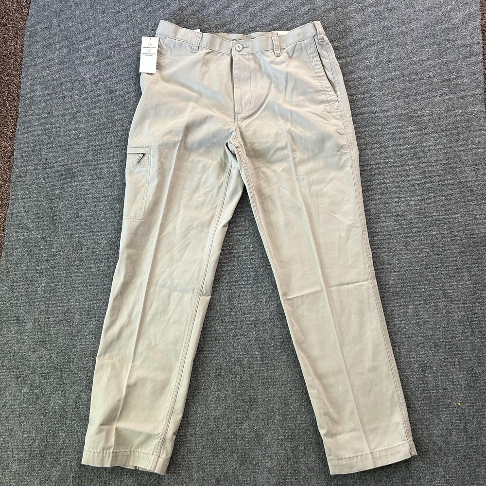 Dockers Pants Mens 36x34 Beige Comfort Cargo Classic Fit Canvas Workwear Casual